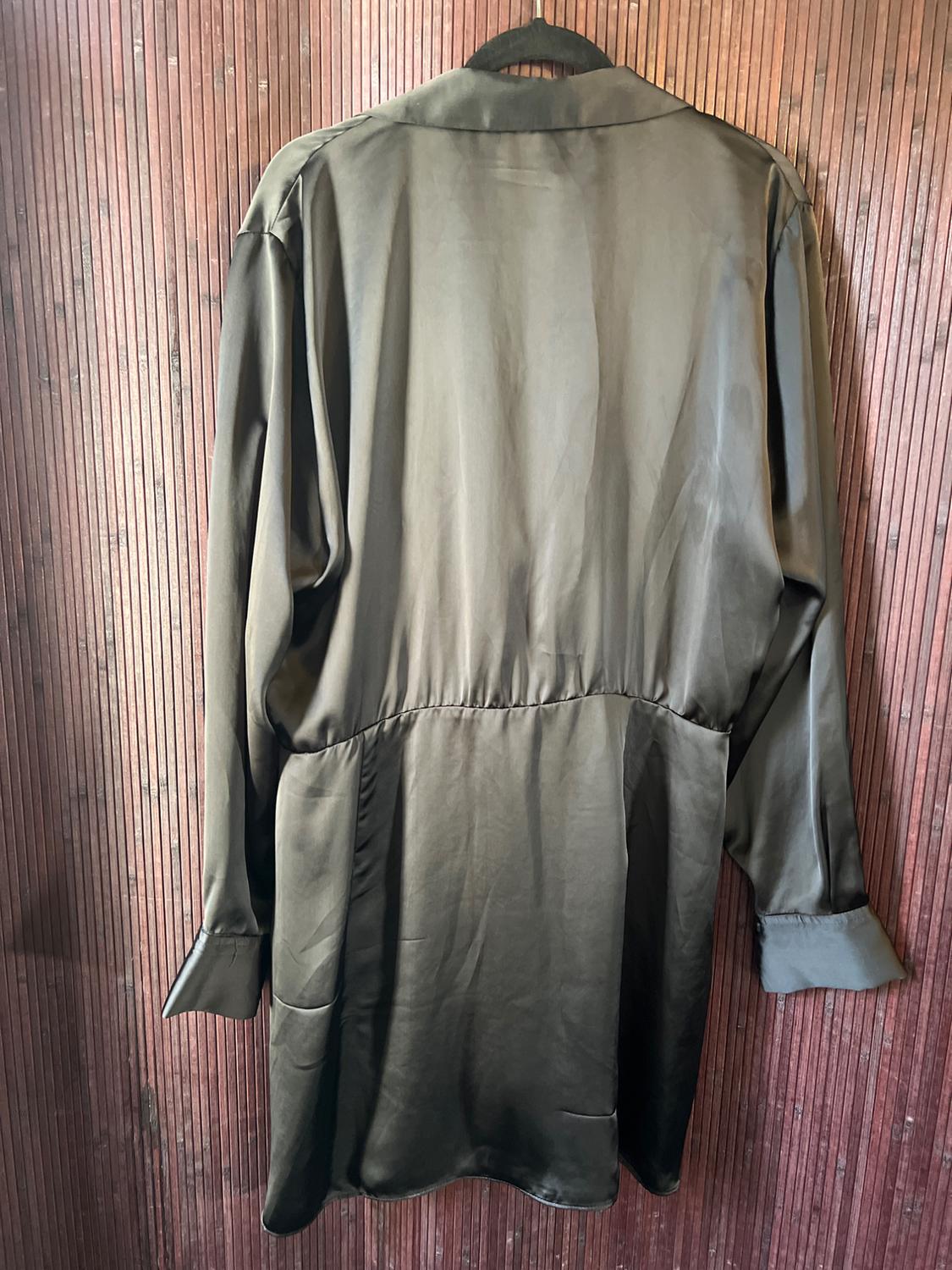 BLACK COCKTAIL MINI DRESS  LONG SLEEVE - Image 3