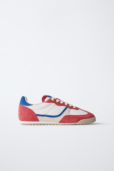 Zara STREET SNEAKERS - Red - Image 0