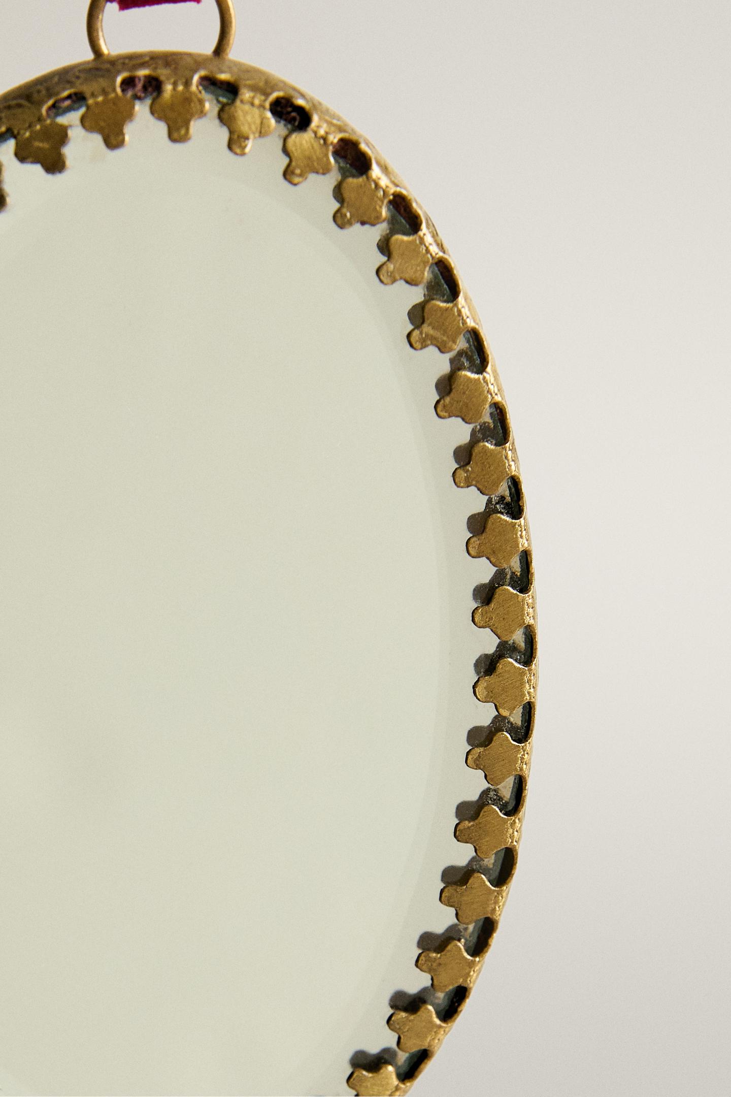 Ёлочные украшения Zara Oval Mirrored Christmas Tree Decoration, цвет: Золотой — фото 3