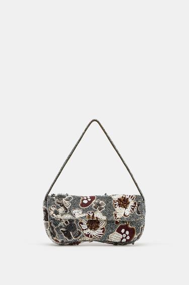 BOLSO DE HOMBRO ABALORIOS - Multicolor de Zara