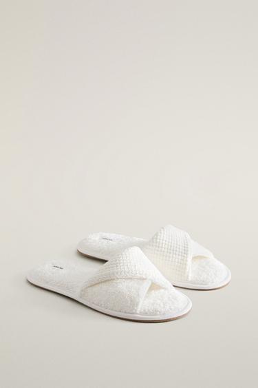 COMBINED TERRY SLIDES — White 2