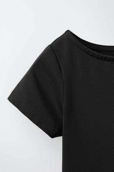 BODY EN POLYAMIDE - Noir de Zara - Image 2