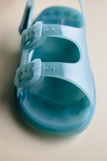 SANDALES ENFANT DOUBLE BOUCLE - Bleu de Zara - Image 5