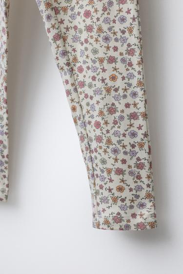 2-6 ANS/ PYJAMA PETITES FLEURS - Écru de Zara - Image 7