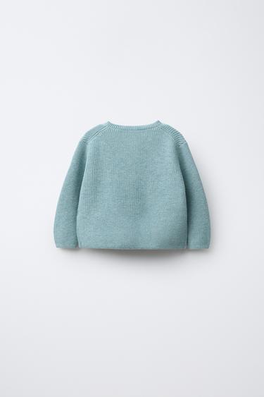 CARDIGAN - Green / Blue by Zara - Image 1