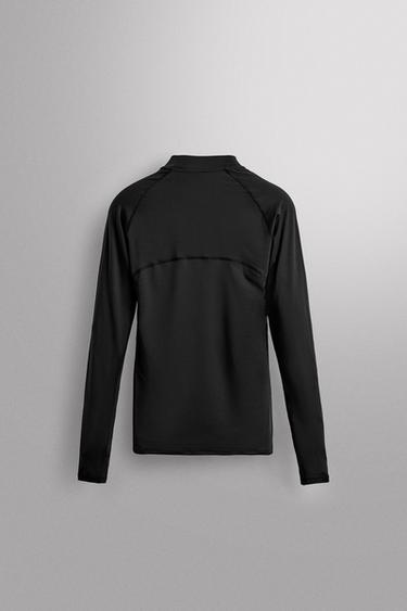 T-SHIRT RUNNING PREMIÈRE COUCHE - Noir de Zara - Image 8