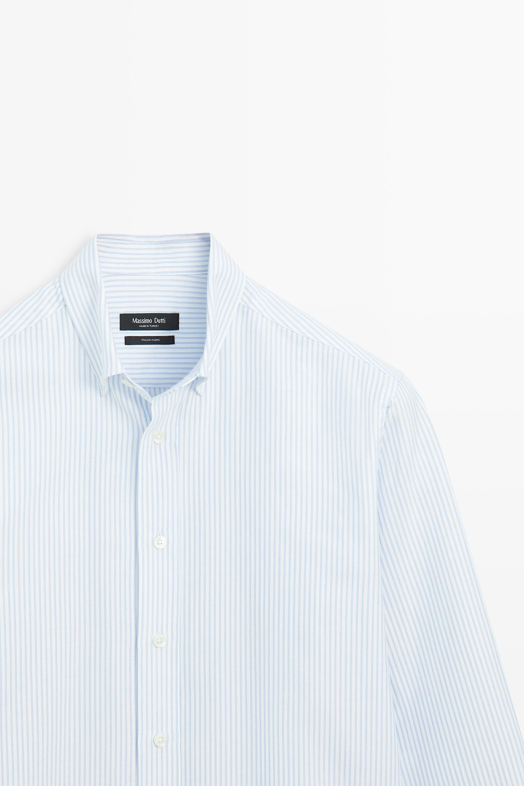 Chemise oxford regular fit à rayures