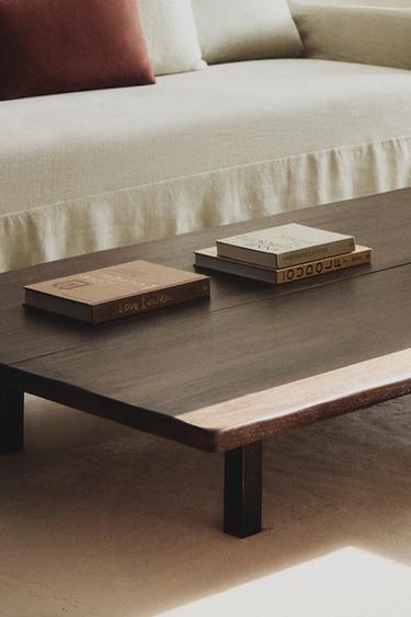 LOW-LEG COFFEE TABLE - Dark brown by Zara