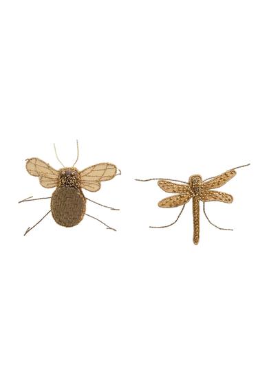 Zara DECORATIVE INSECT PACK (PACK OF 2) | MARISA BERENSON - Golden