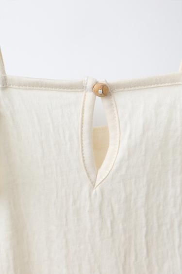 BODY ROMANTIQUE DENTELLE - Écru clair de Zara - Image 3