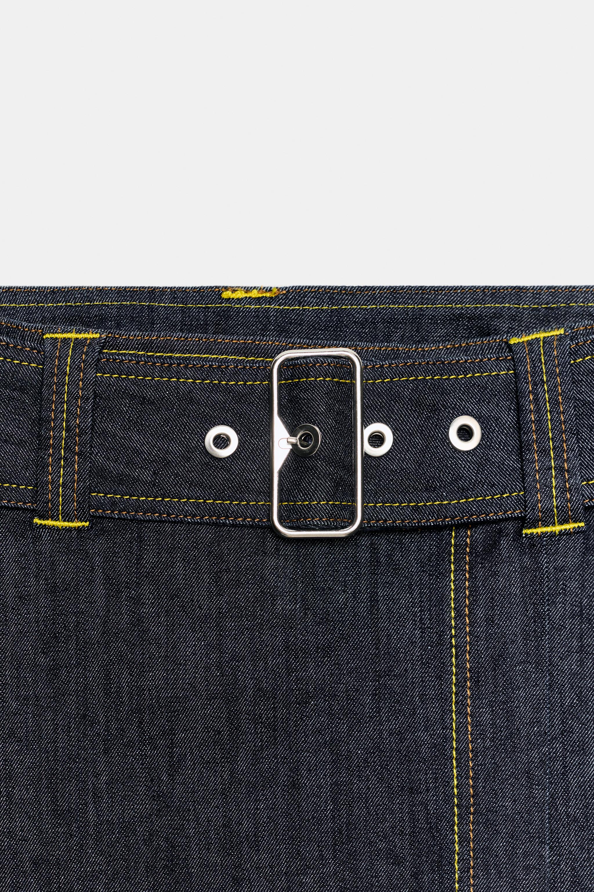 JUPE-PANTALON Z1975 CROISÉE À CEINTURE