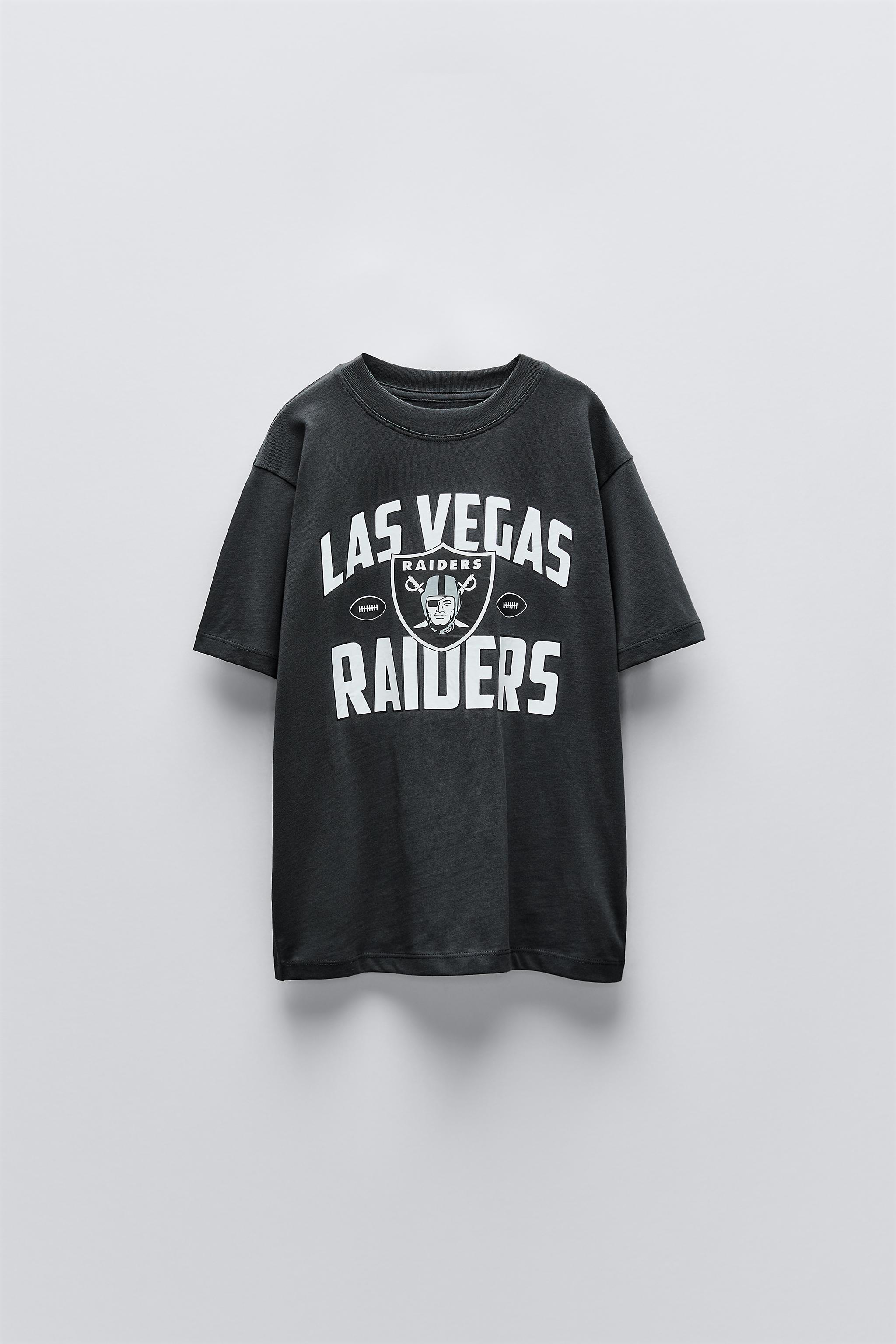 LAS VEGAS RAIDERS NFL T SHIRT Dark anthracite ZARA United Kingdom