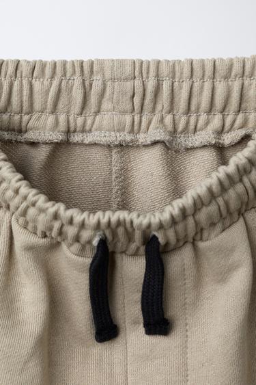 JOGGERS WITH ZIPS - Dark camel by Zara - Image 2