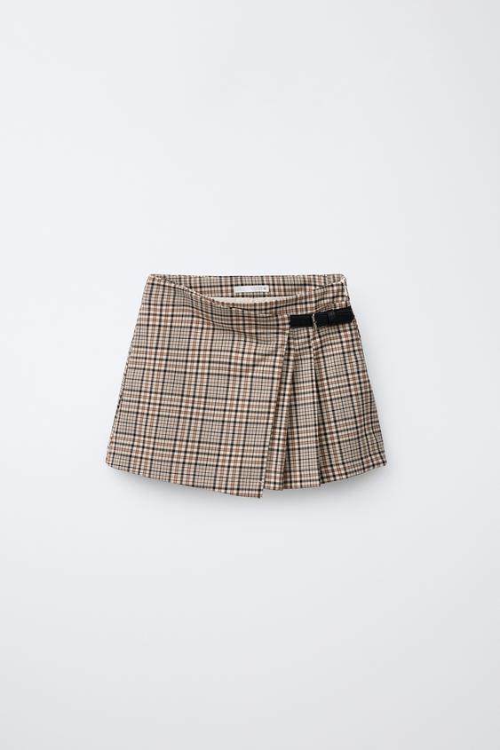 GERUITE plooirok - Lichtbeige van Zara - Afbeelding 0