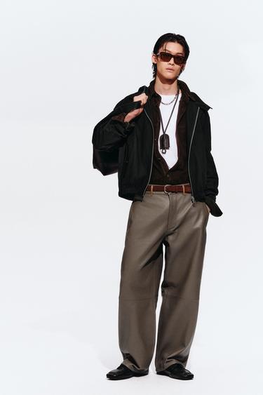 LIGHTWEIGHT COTTON JACKET - Black by Zara