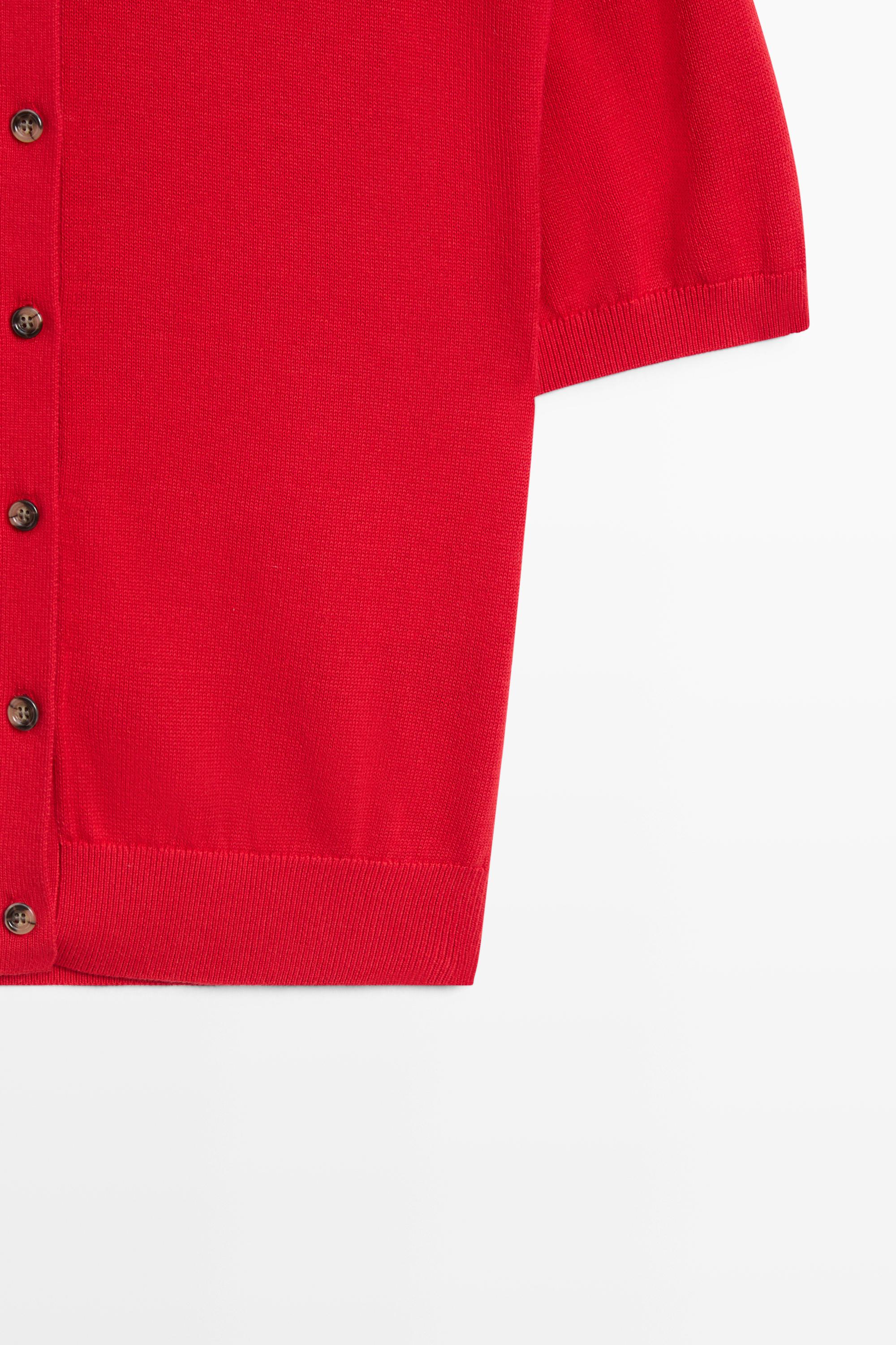 Cardigan 100 % coton manches courtes