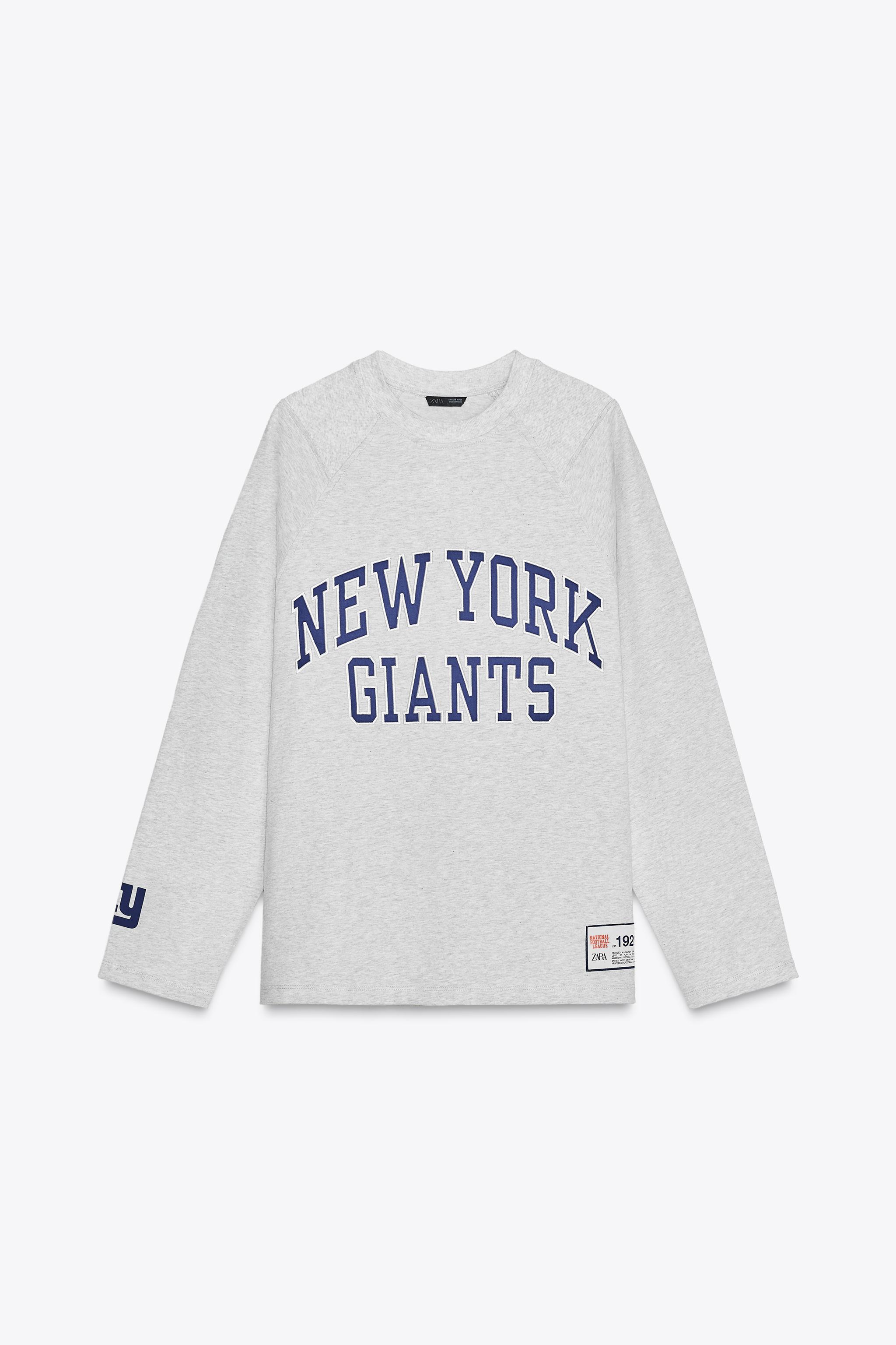 NFL GIANTS T-SHIRT - Gray marl | ZARA United States