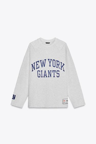 Zara NFL GIANTS T-SHIRT - Gray marl
