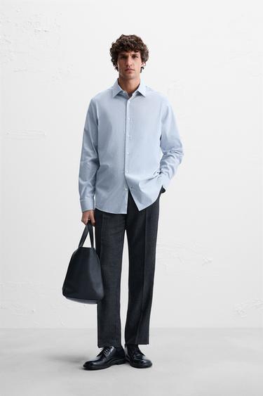 CAMISA OXFORD - rayas de Zara - Imagen 0