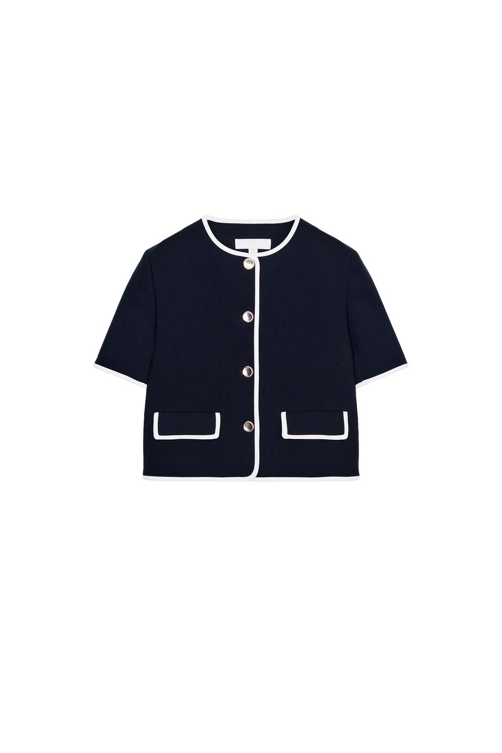 SHORT SLEEVE BLAZER - image 3