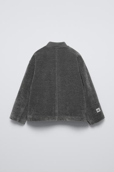 CHAQUETA ESTRUCTURA - Gris medio de Zara