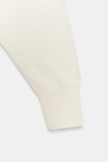 KNIT V-NECK JUMPER - White by Zara - Image 9