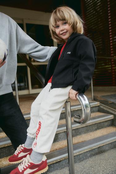 Zara LINED HOODED JACKET - Black