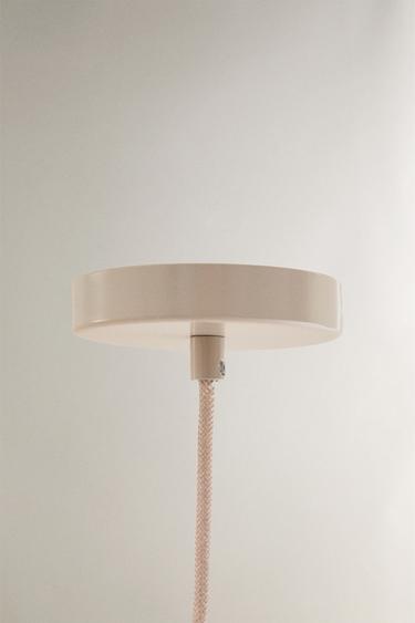 LINEN CEILING LAMP - Beige by Zara - Image 4