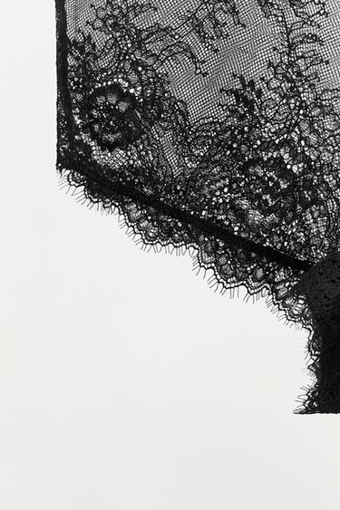 LACE CULOTTE BRIEFS - Black by Zara - Image 6