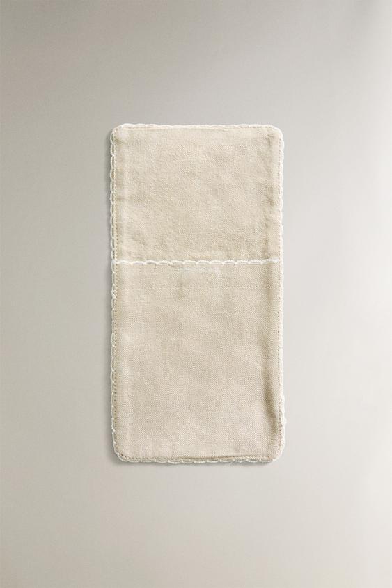 LOT RANGE-COUVERTS COTON (LOT DE 2) - Beige clair de Zara - Image 0