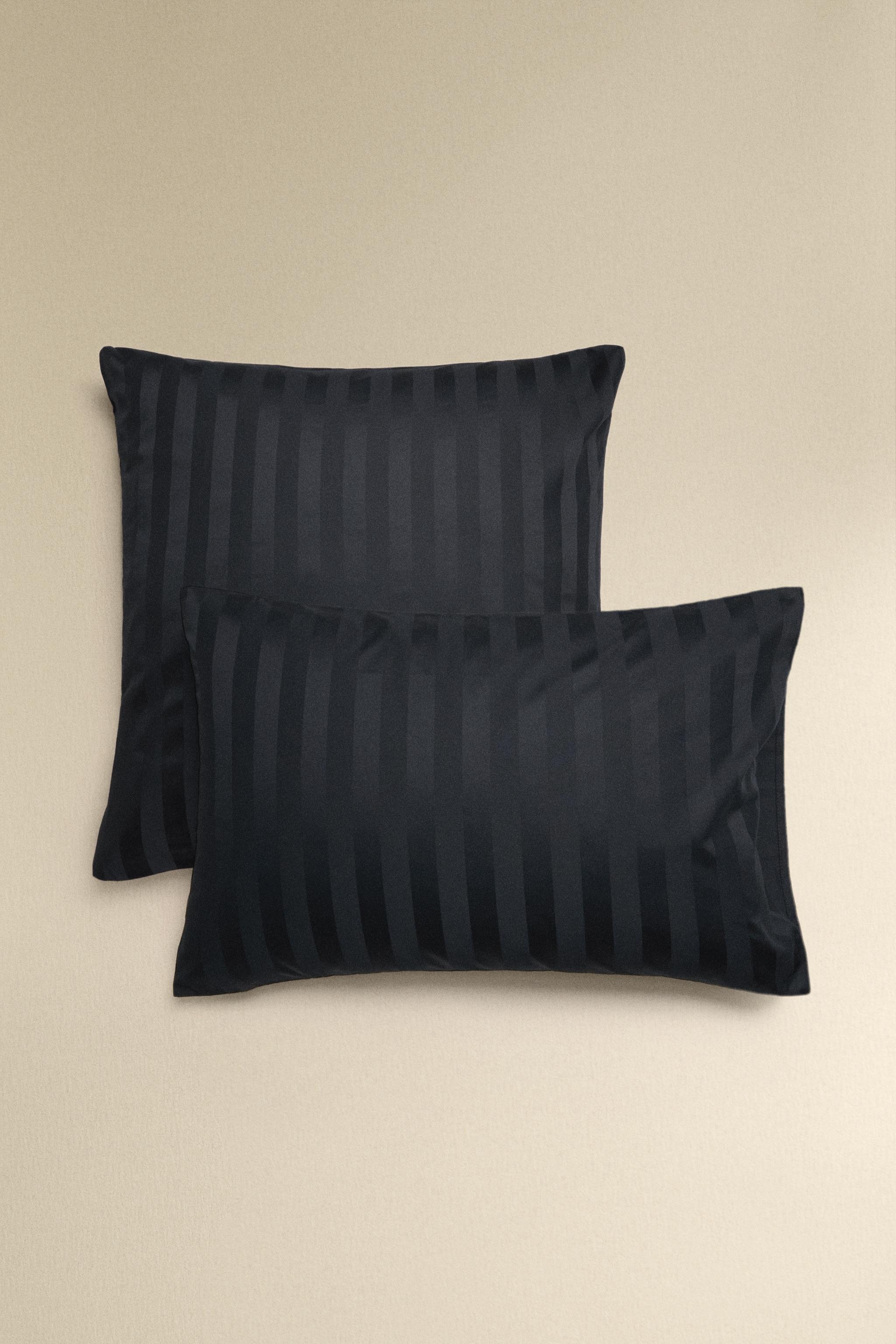 STRIPED SATEEN PILLOWCASE (500 THREAD COUNT)
