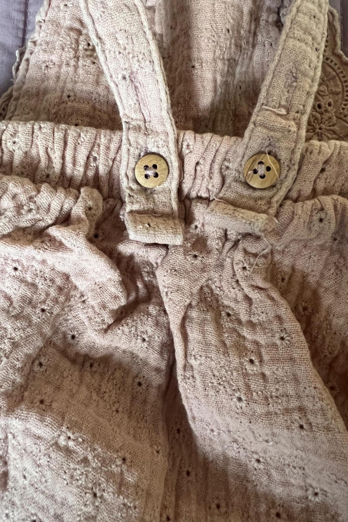 SWISS EMBROIDERY JUMPSUIT WITH RUFFLES - Image 3