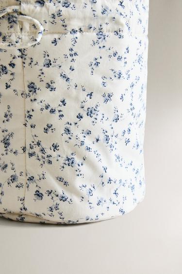 BLUE FLORAL BABY BUCKET BAG - Blue by Zara - Image 3