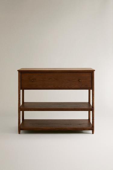 CHILDREN'S ASH WOOD CONSOLE - Dark brown by Zara - Image 0
