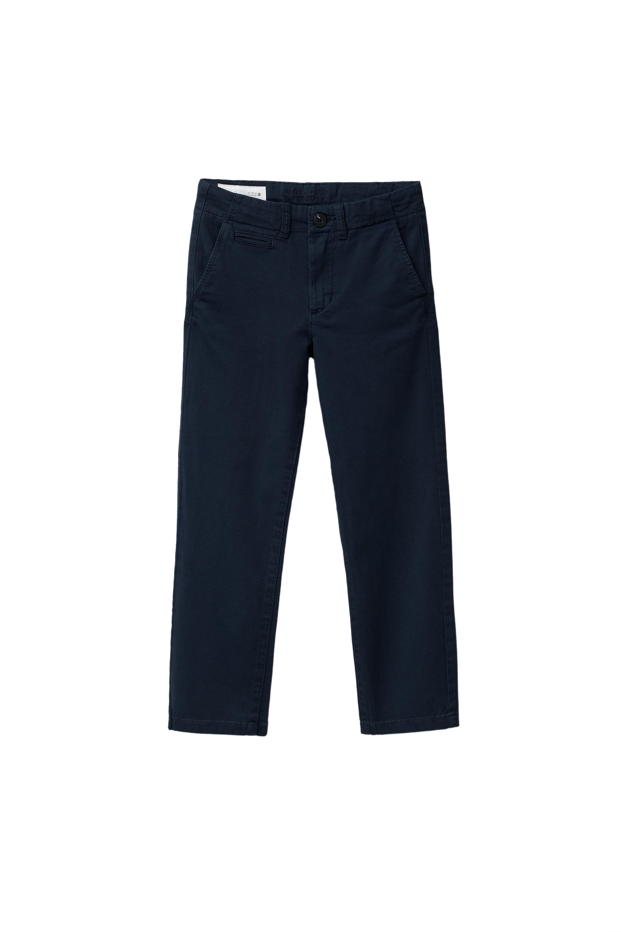 BASIC CHINO TROUSERS - Navy blue | ZARA South Africa