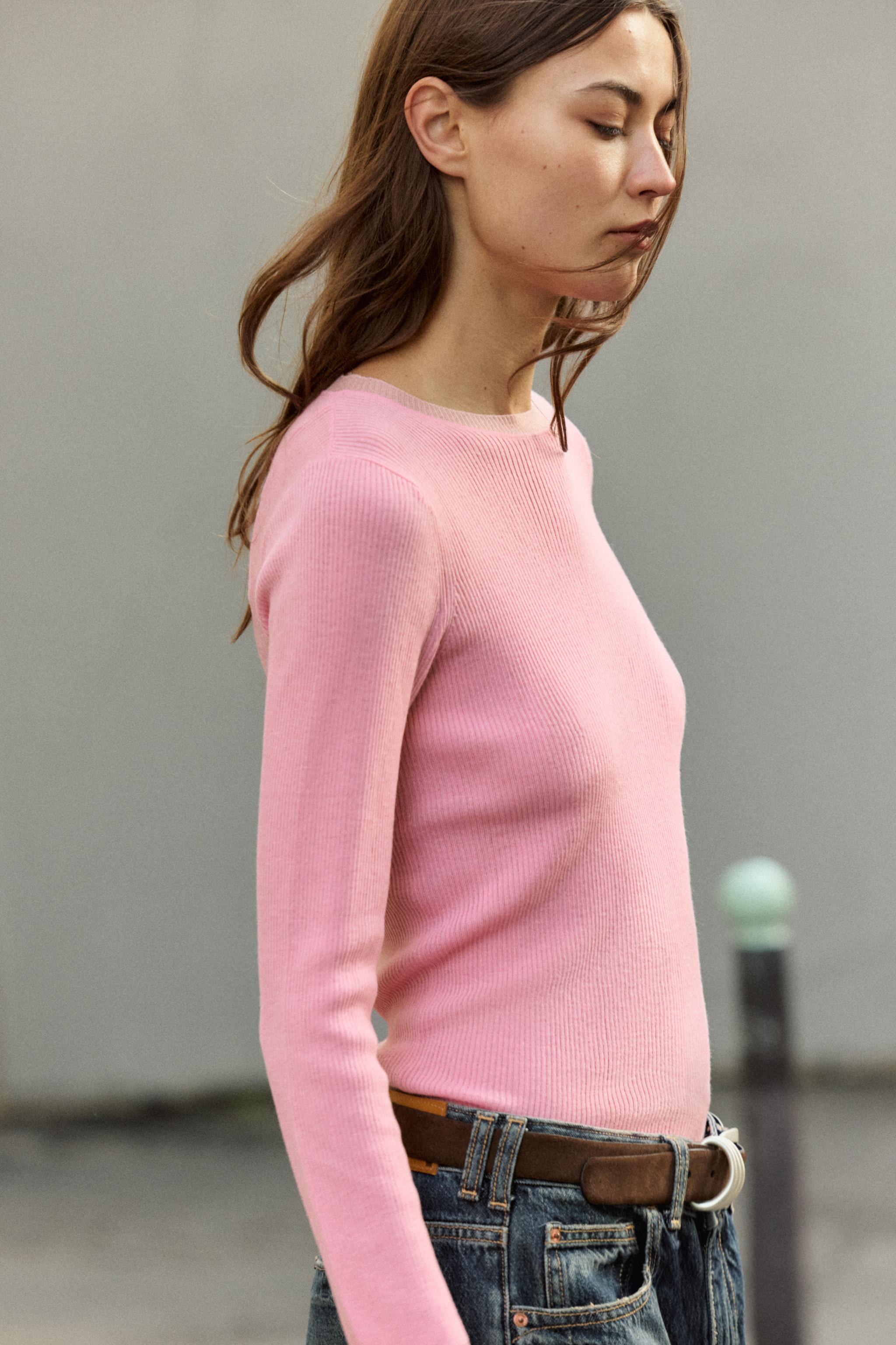 FINE KNIT WOOL JUMPER