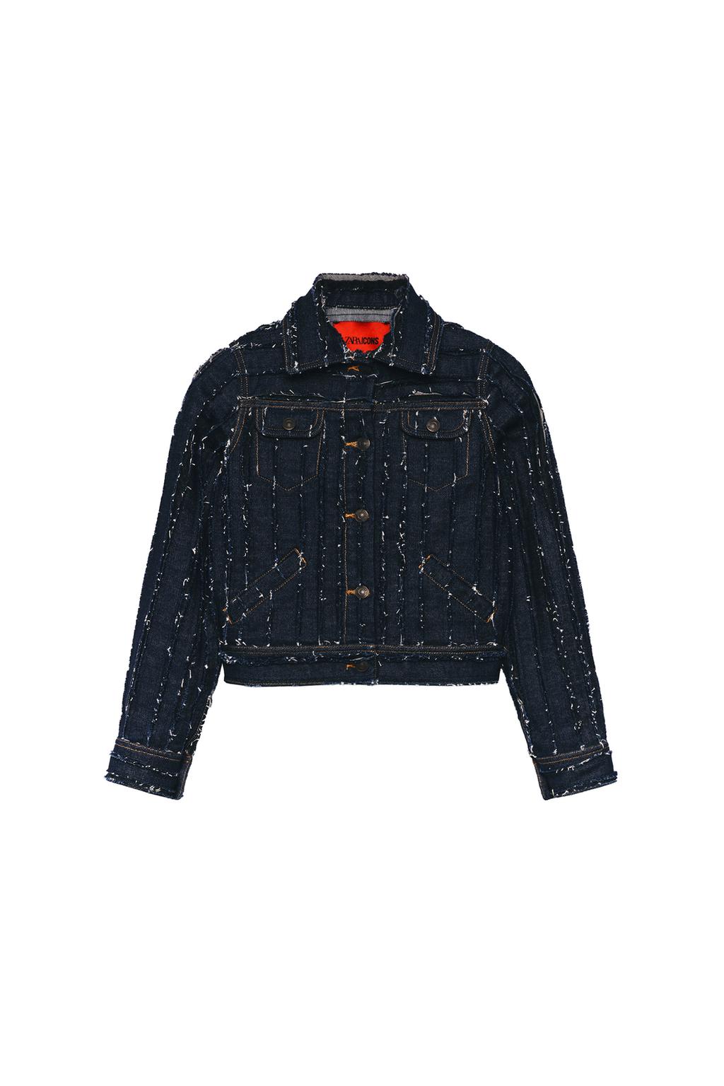 LIMITED EDITION FRAYED DENIM JACKET - image 3