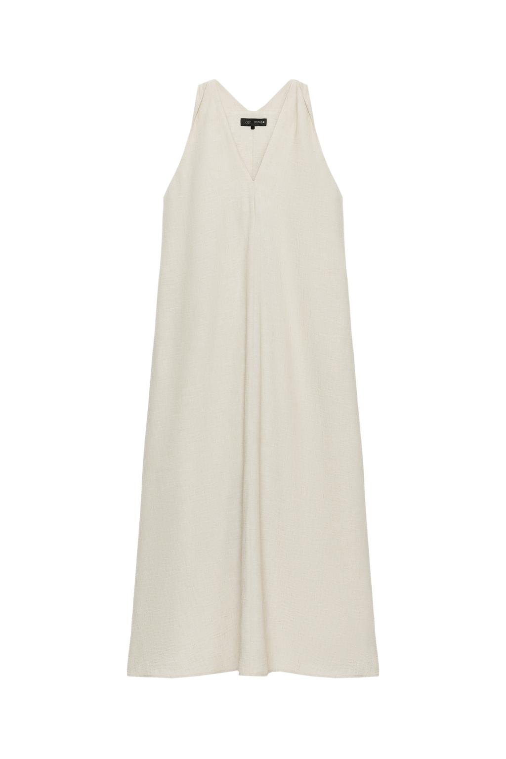 VOLUMINOUS RUSTIC MIDI DRESS - image 3