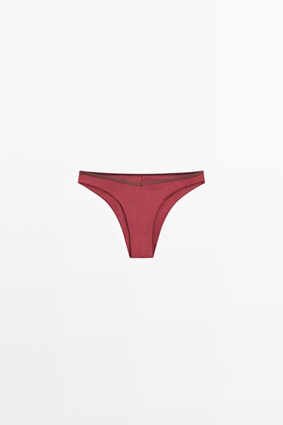 Bas de bikini contrastant - Rose de Zara - Image 0