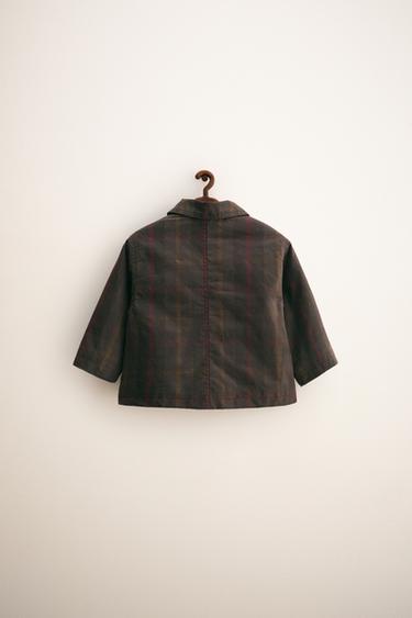 ZARA TIMELESS - VESTE CIRÉE À CARREAUX - Marron foncé de Zara - Image 1