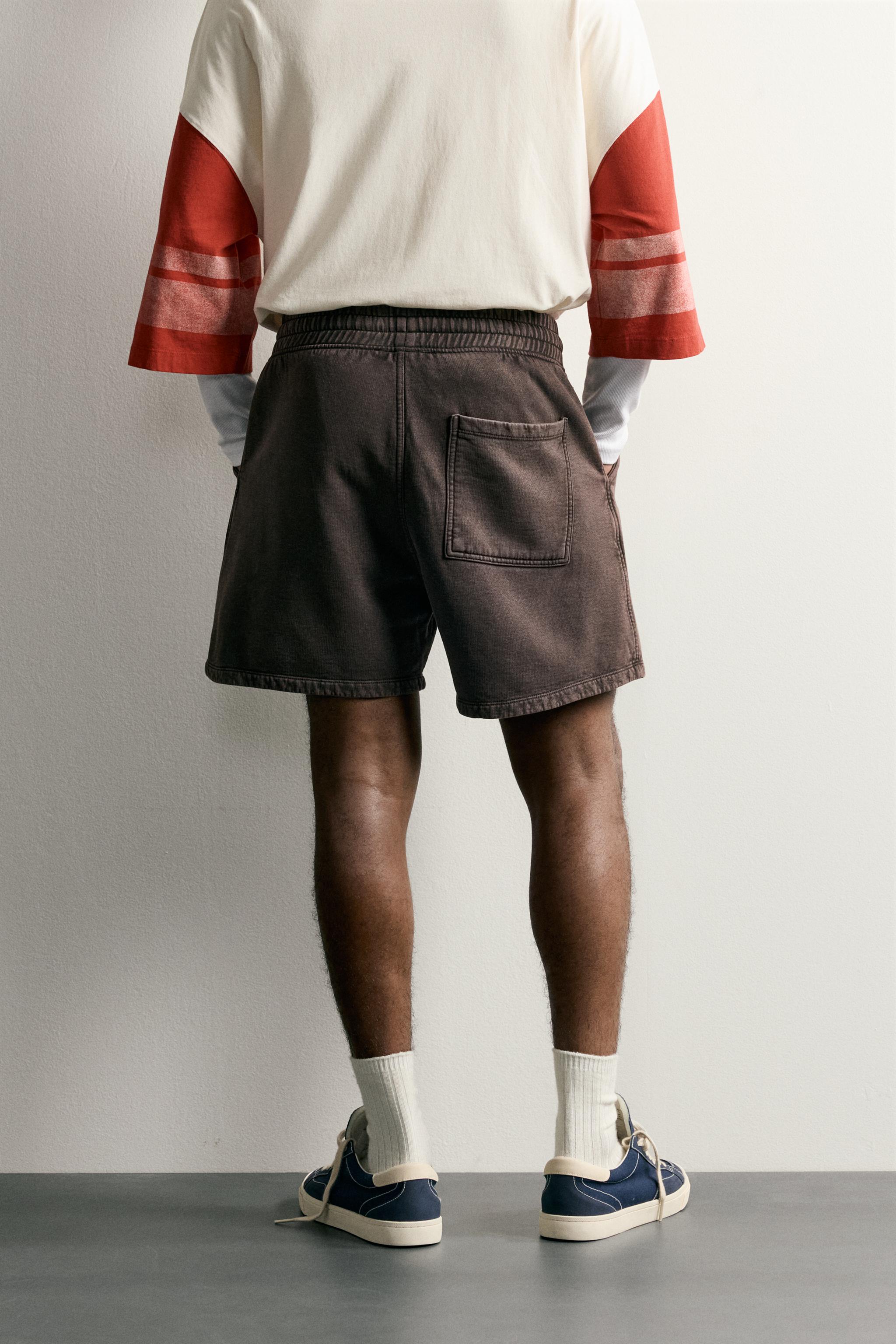 WASHED SWEAT SHORTS