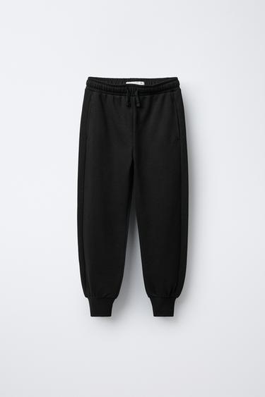 INTERLOCK HOODIE AND JOGGERS SET - Black by Zara - Image 3