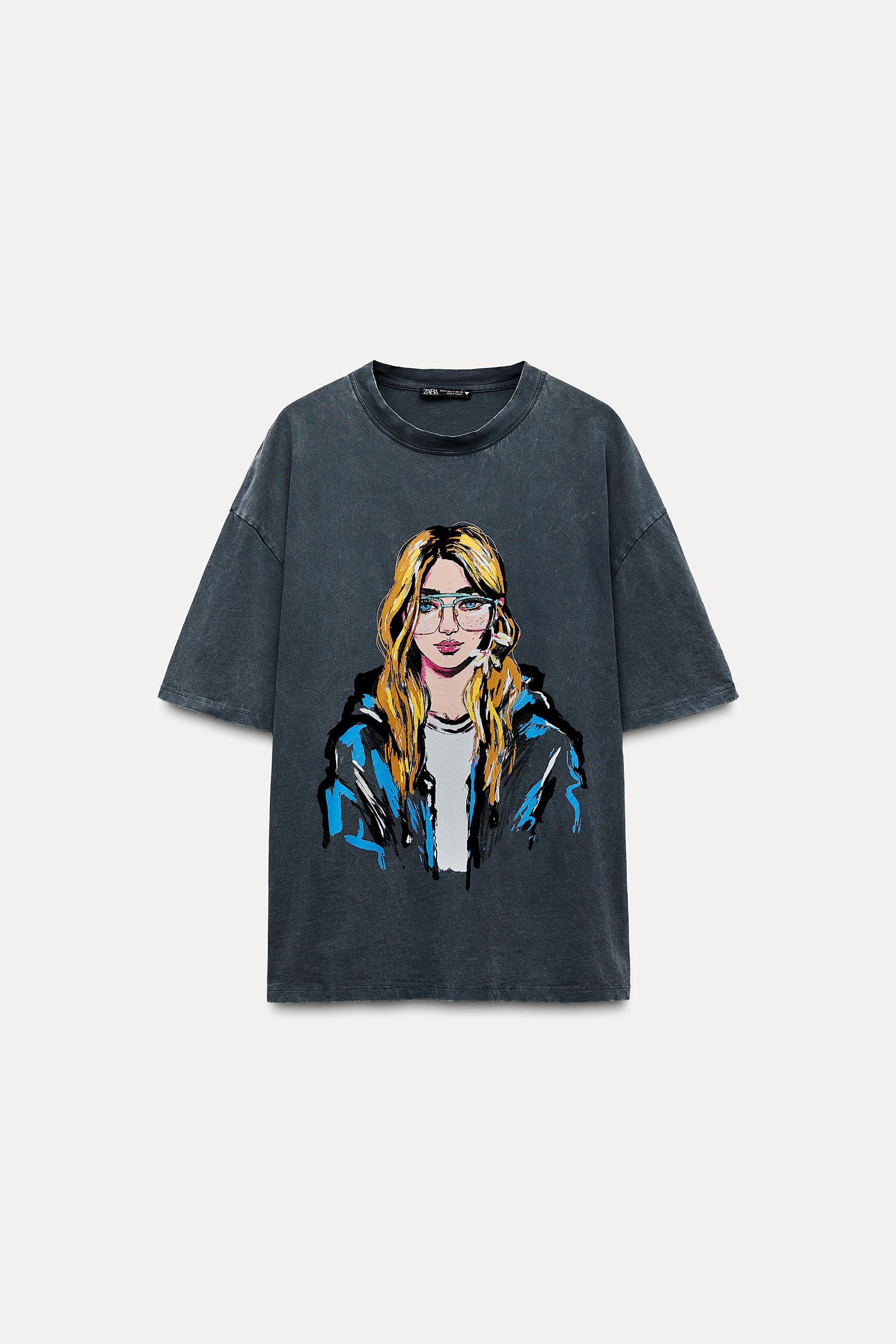 Zara camisetas mujer manga corta shops