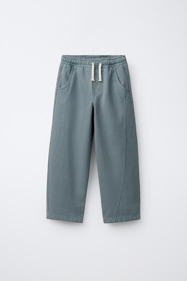 balloon SEAM TROUSERS - Blue by Zara