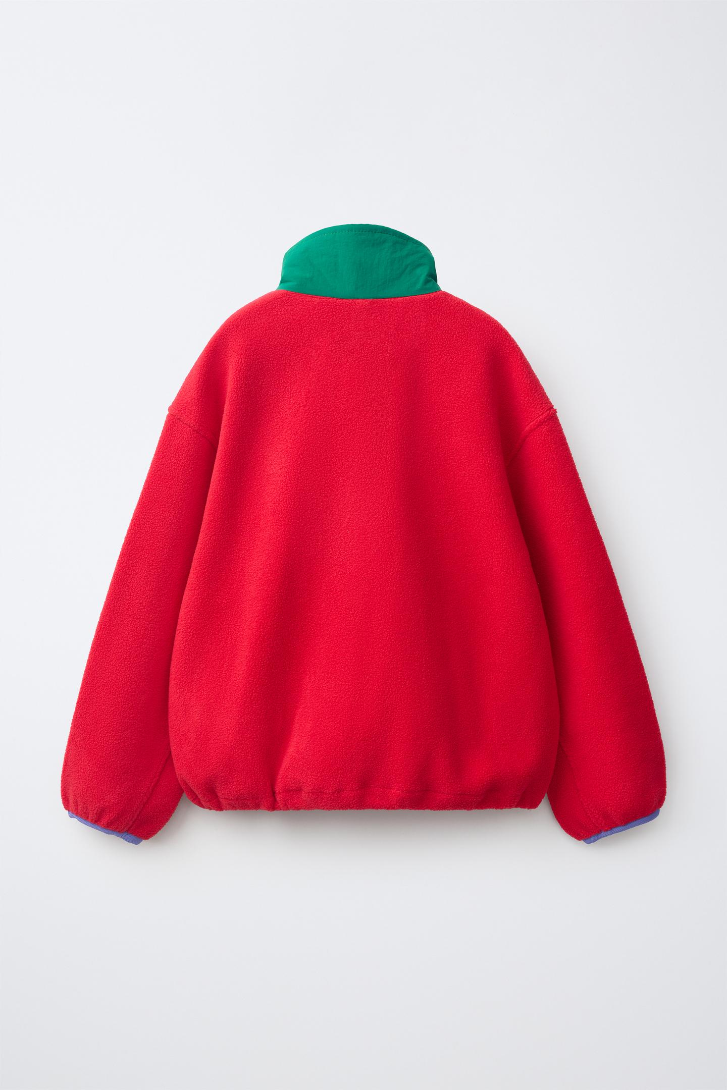 Детские толстовки Zara Fruit OF the Loom™ Label Fleece, цвет: Красный — фото 2