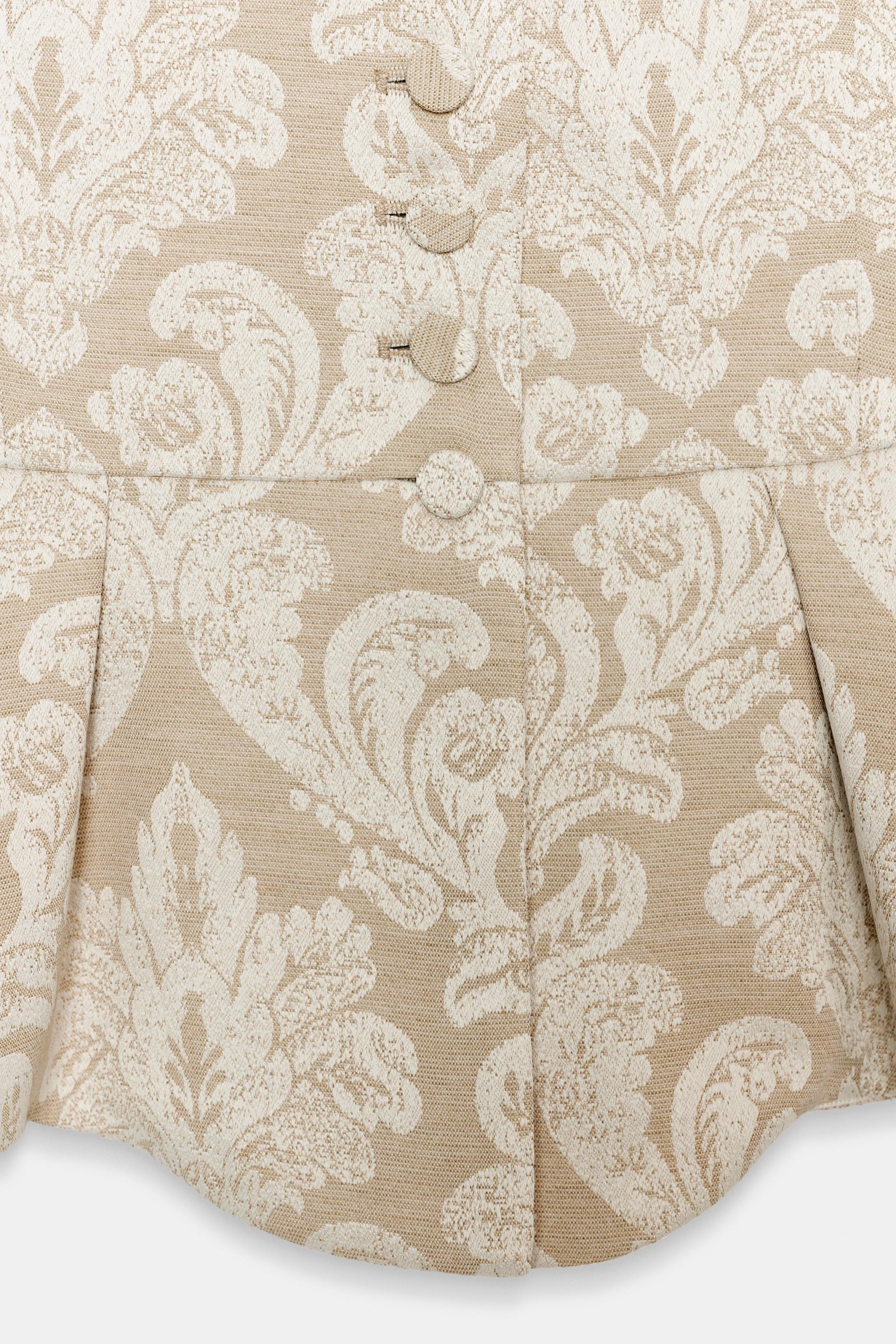 BLAZER PEPLUM JACQUARD