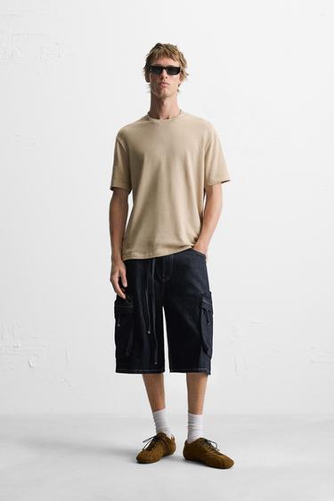 CAMISETA PUNTO REGULAR FIT - Arena de Zara