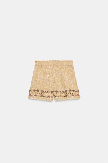 SHORT BRODÉ ZW COLLECTION - Multicolore de Zara - Image 7