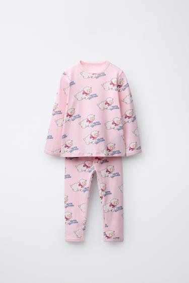 2-6 YEARS/ LAMB PRINT PYJAMAS - Pink by Zara