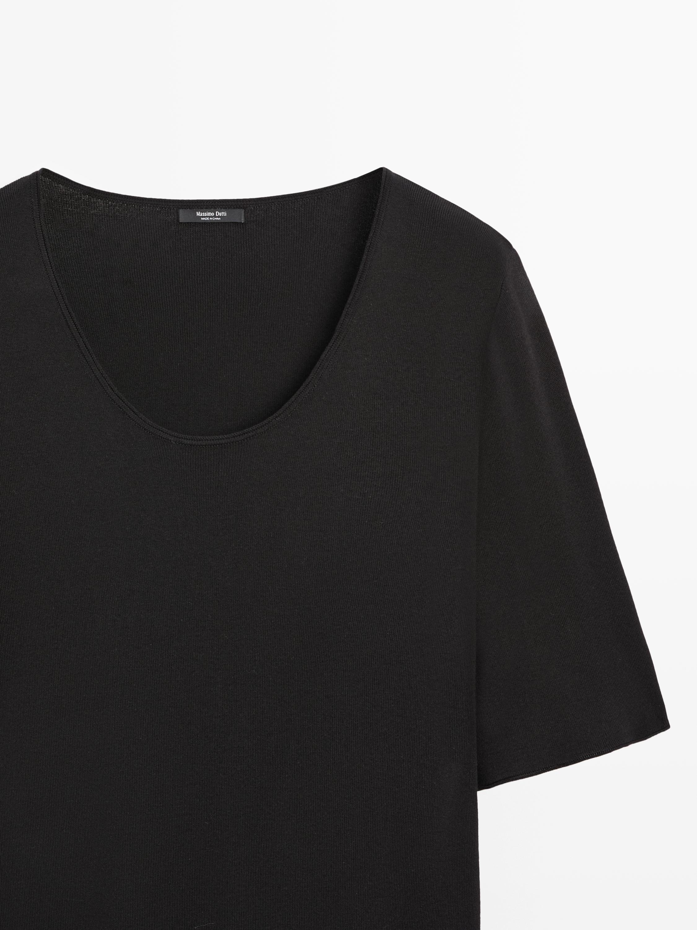 Midi dress with sleeve detail
